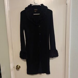 Elegant Black Long Sleeve Dress